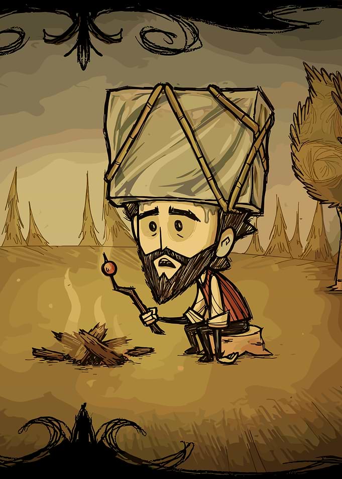 Don't Starve: Wilson by Campfire