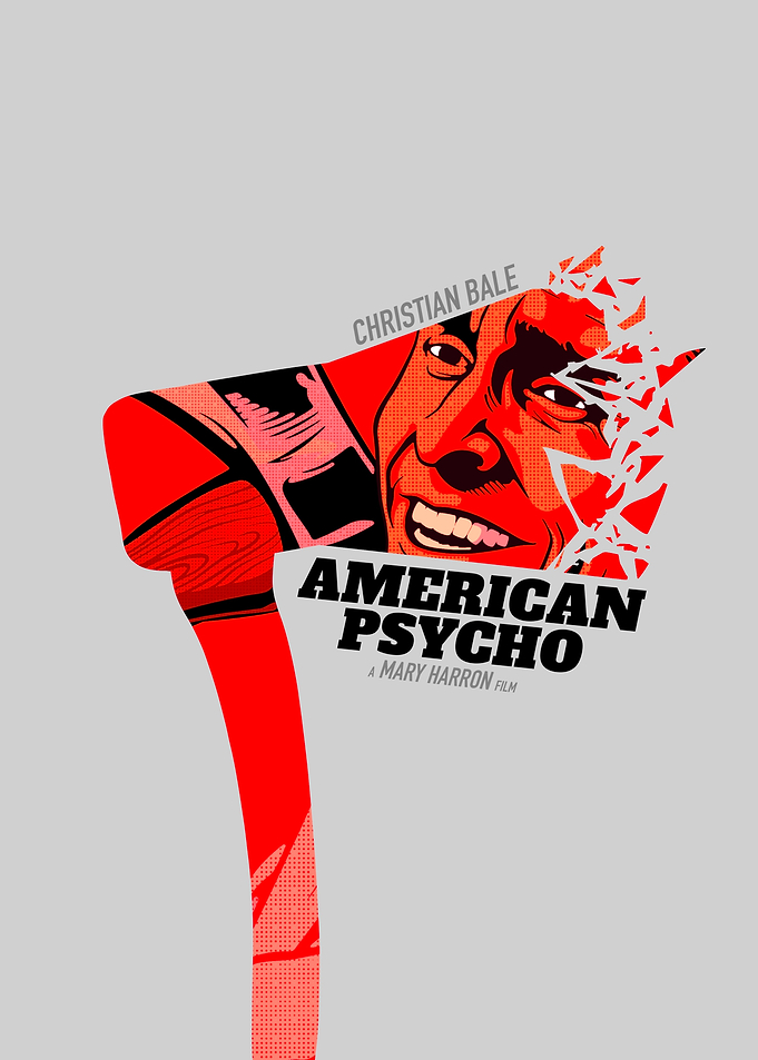 American Psycho Movie Poster Art