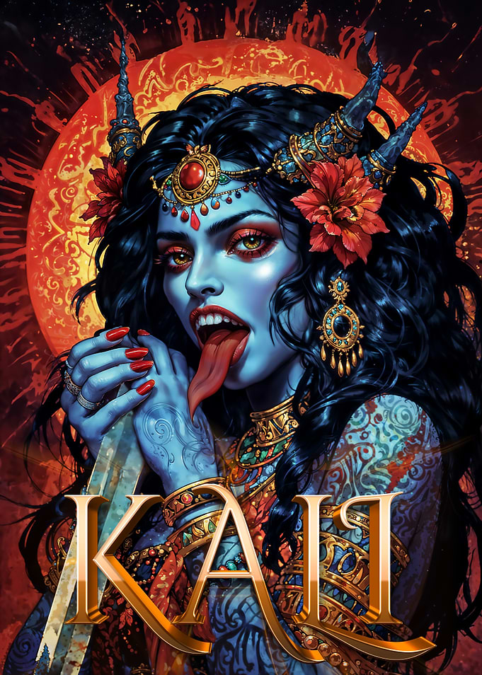 Kali Goddess Illustration