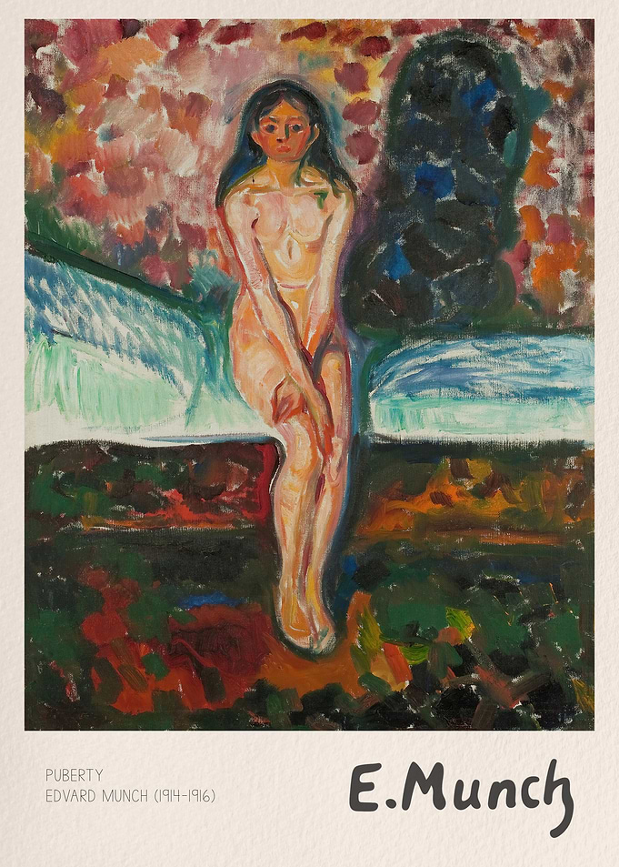 Puberty by Edvard Munch