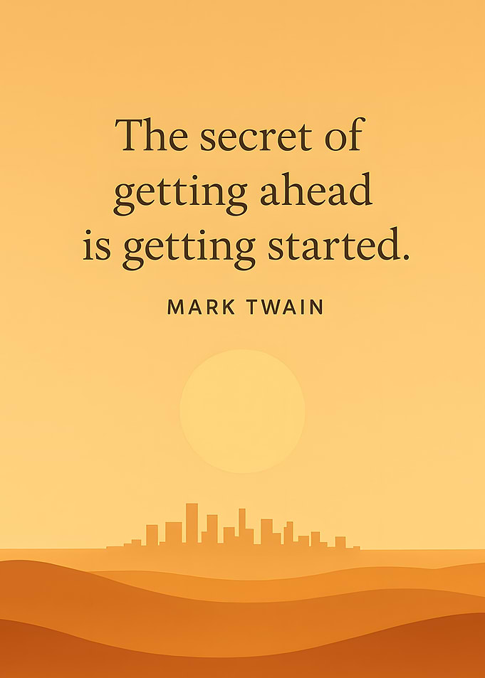 Inspirational Quote by Mark Twain