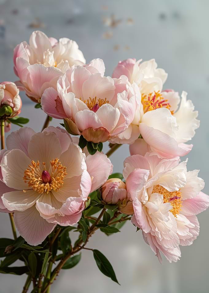 Pale Pink Peony Bouquet