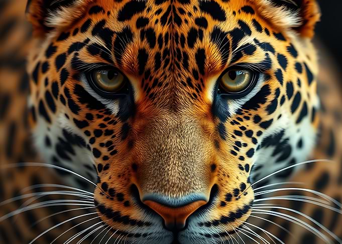 Close-up Portrait of a Leopard