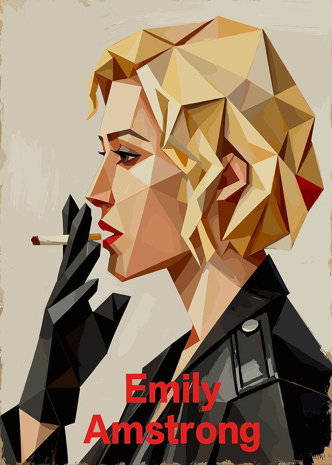 Emily Amstrong Polygon Portrait