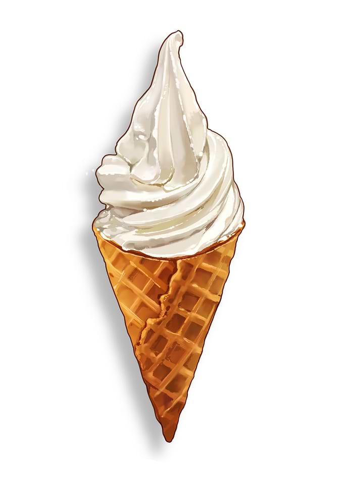 Ice Cream Cone Illustration