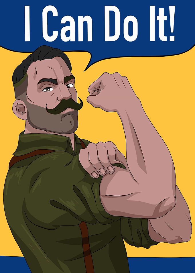 I Can Do It! Illustration