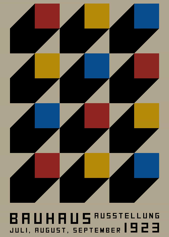 Bauhaus Exhibition 1923 Poster
