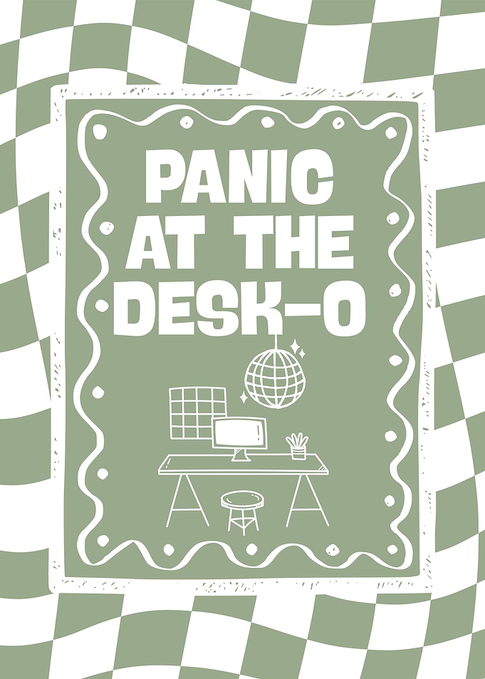 Panic at the Desk-o Illustration