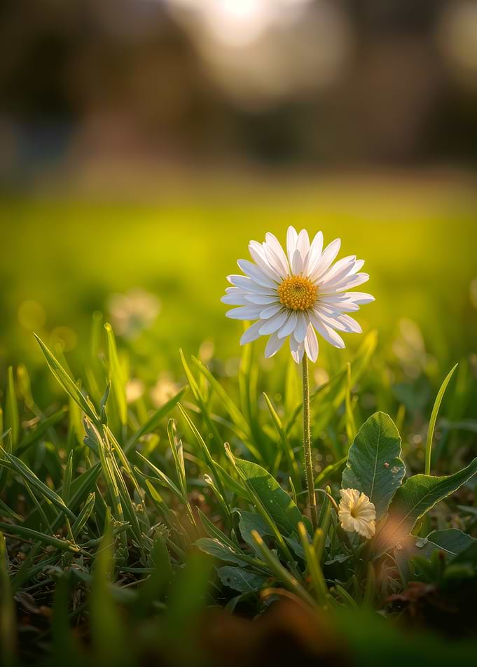 Daisy In The Grass
