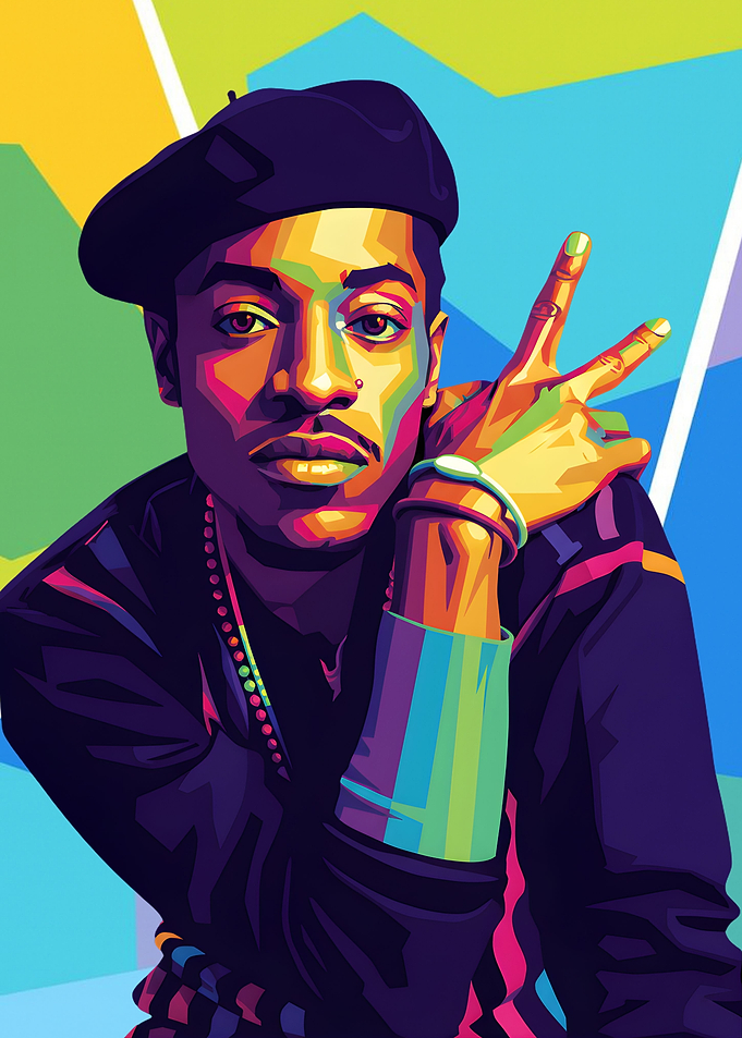 Andre 3000 Pop Art Portrait
