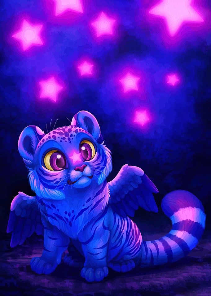 Winged Tiger Cub Stars