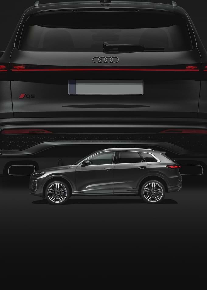 Gray Audi Q5 SUV poster
