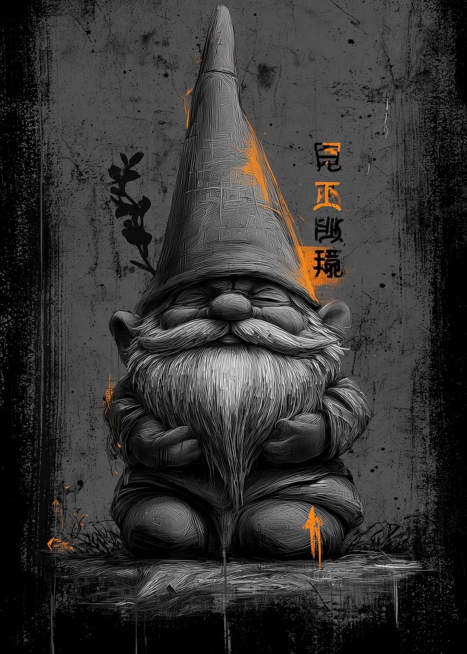 Ukiyo Minimalism Gnome