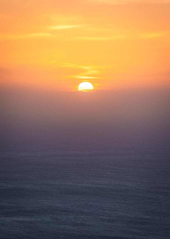 Sunset over the Ocean
