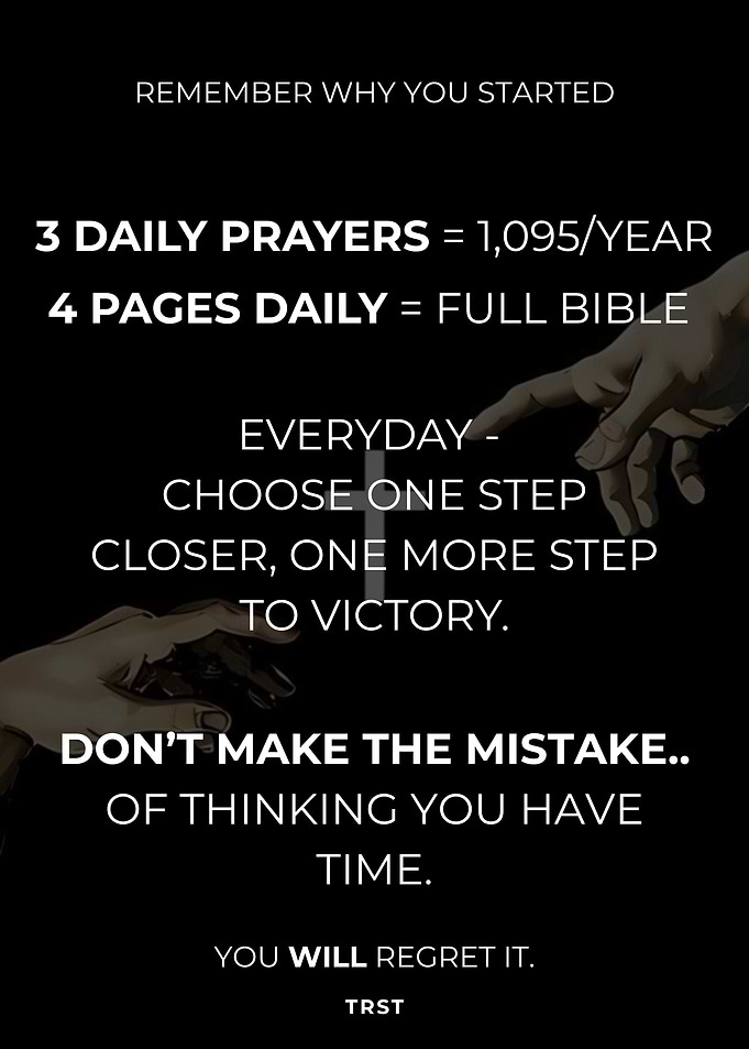 Remember Why You Started – Christian Motivational Discipline Poster