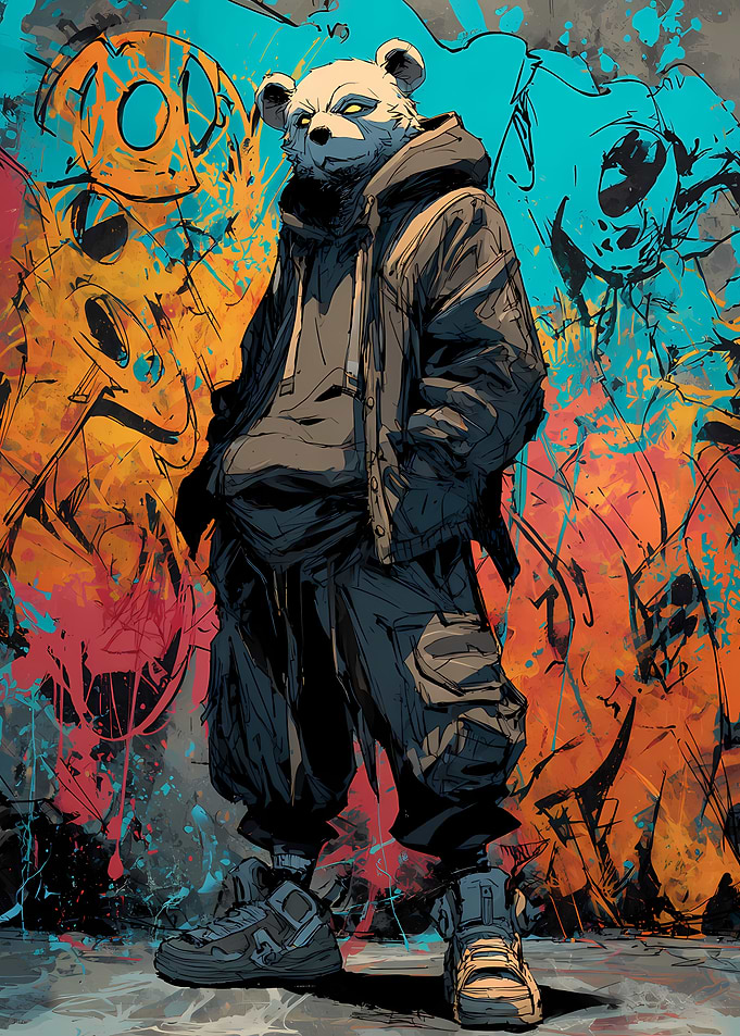 Urban Streetwear Polar Bear
