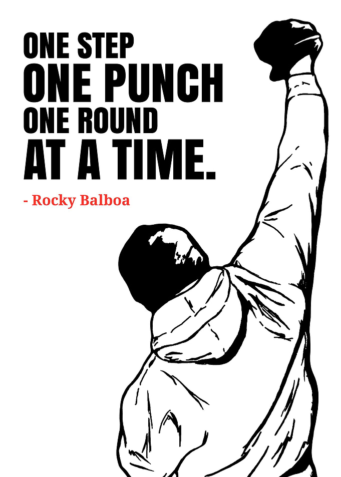 Rocky Balboa: One Step at a Time