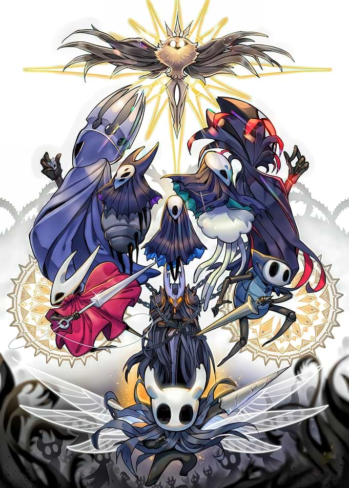 Hollow Knight Characters Illustration