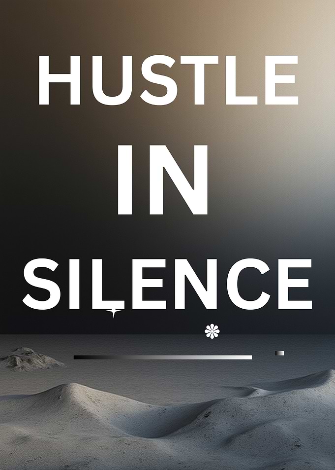 Hustle in Silence Motivational Poster