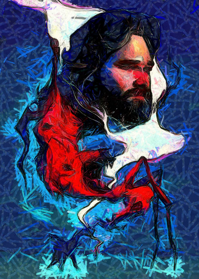 Abstract Portrait with The Thing