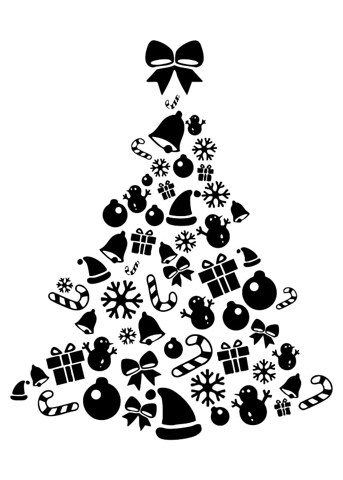 Christmas Tree Silhouette