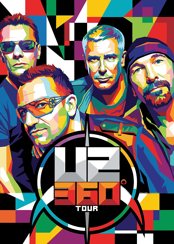U2 360 Tour Pop Art