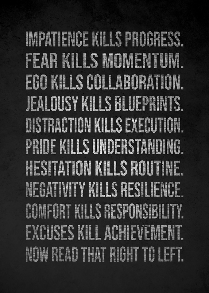 Motivational Text on Dark Background v7