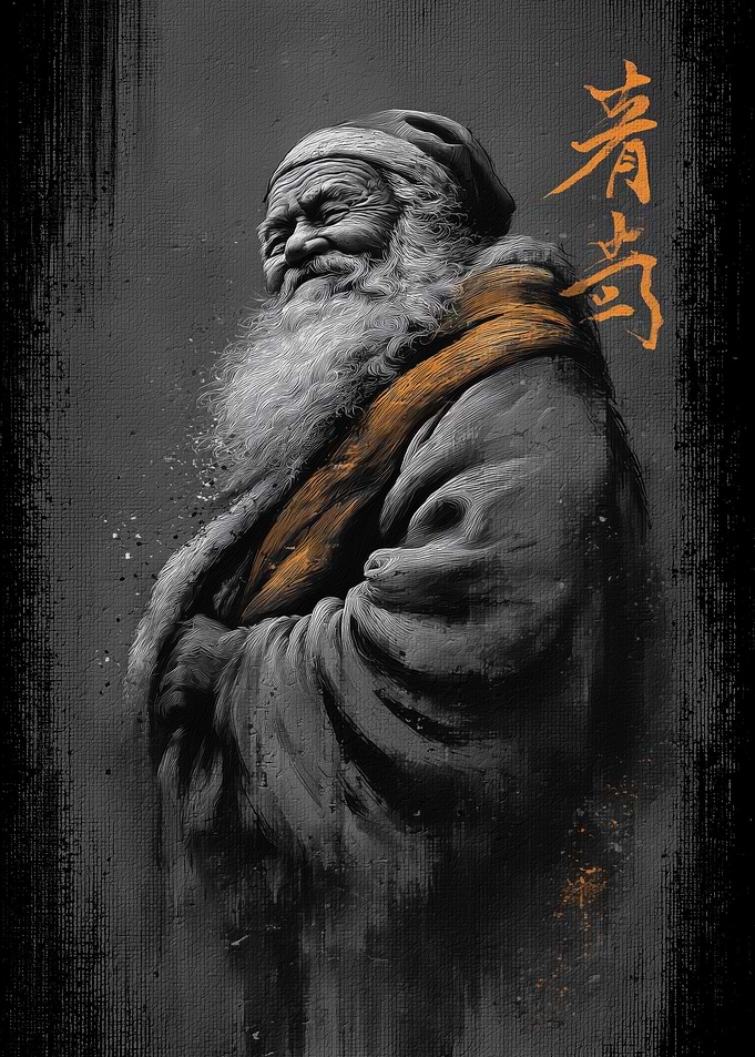 Ukiyo Minimalism Santa Claus