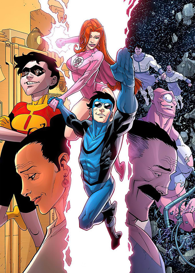 Invincible Comic Book Cover Art