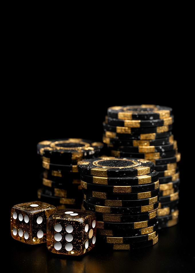 Casino Chips and Dice