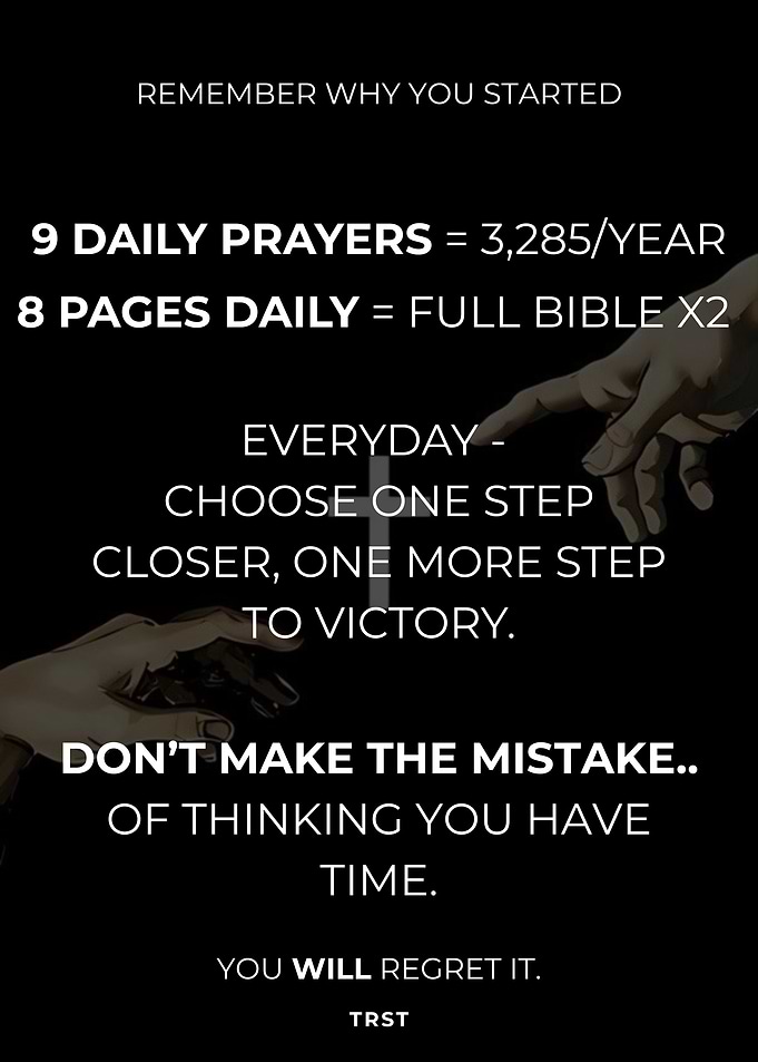Remember Why You Started – Christian Motivation Poster