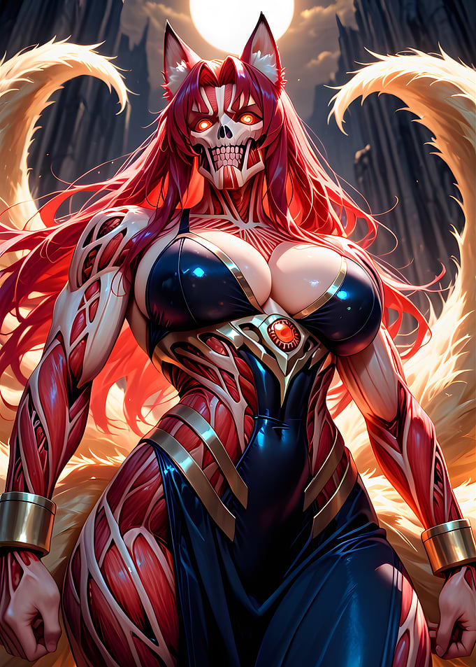 Anatomical Fox Girl Warrior