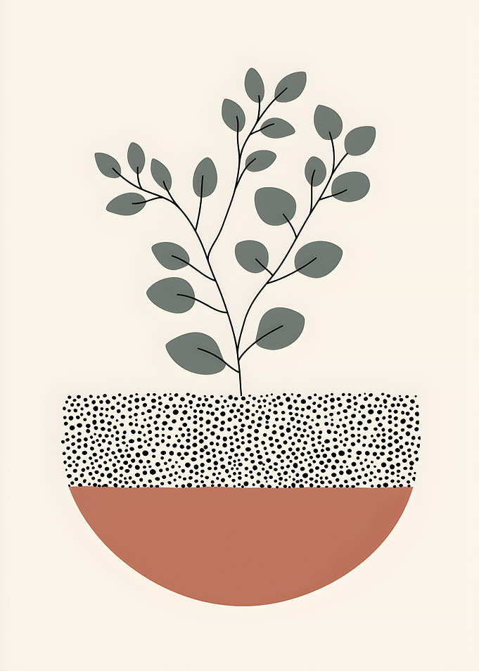 Minimalist Plant Art Print
