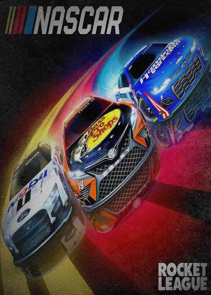 NASCAR Rocket League Racing Cars