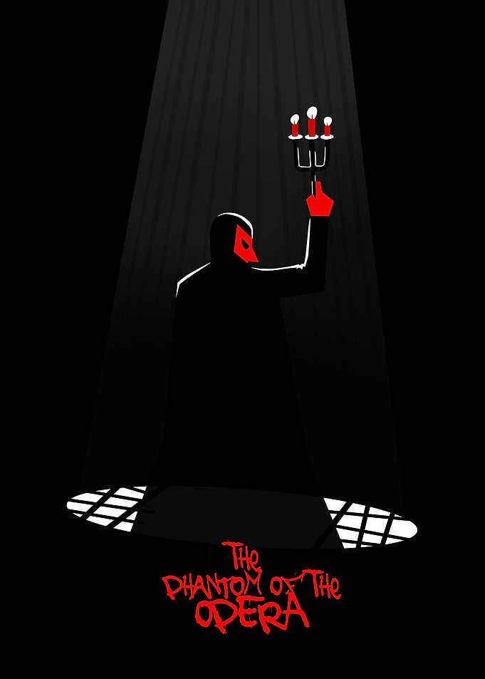 Phantom of the Opera Minimalist Poster
