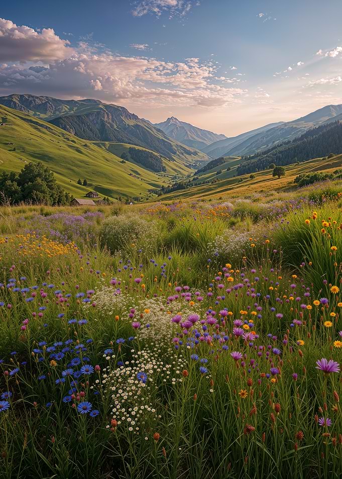 Mountain Valley Wildflowers