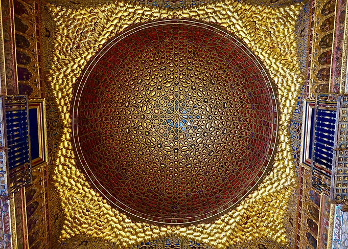 Ornate Golden Dome Interior