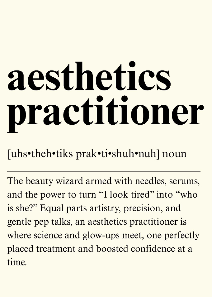 Aesthetics Practitioner Definition Job Work