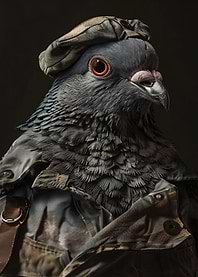 Pigeon in Uniform