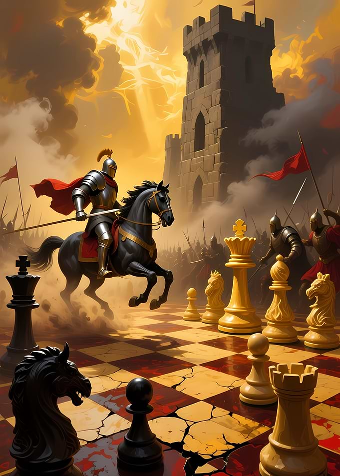 Chess Knight Charge