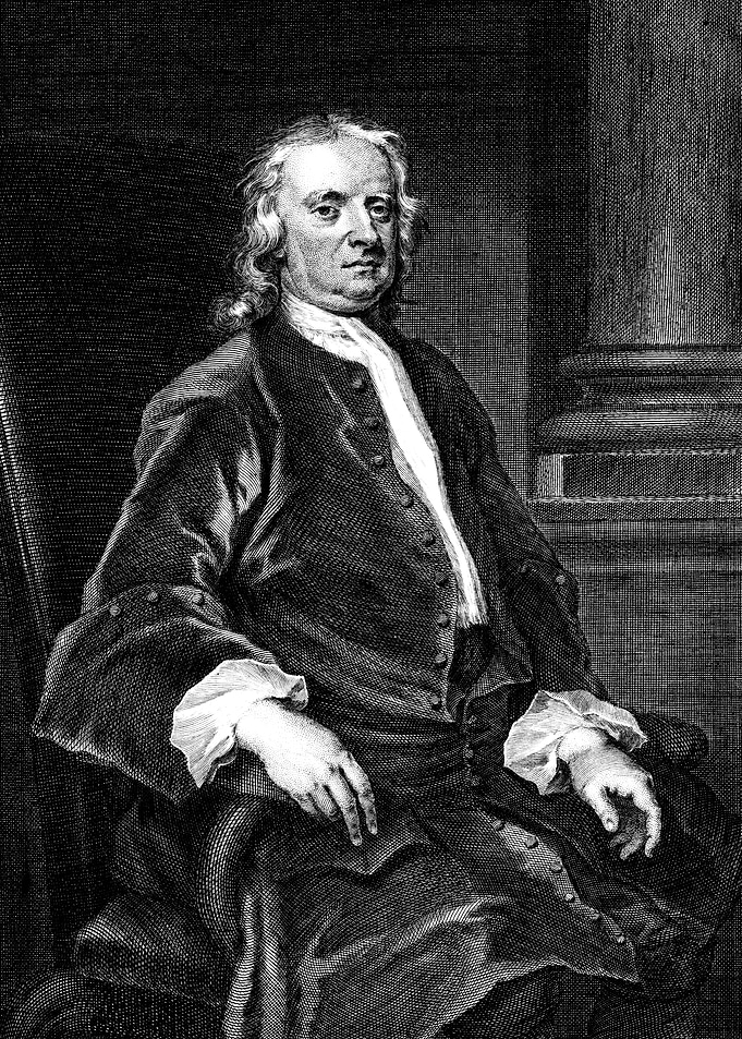 Isaac Newton Portrait Engraving