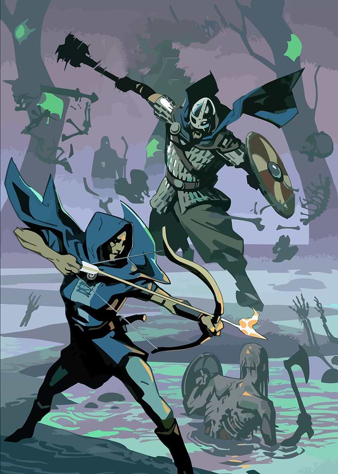Archer vs. Viking Warrior