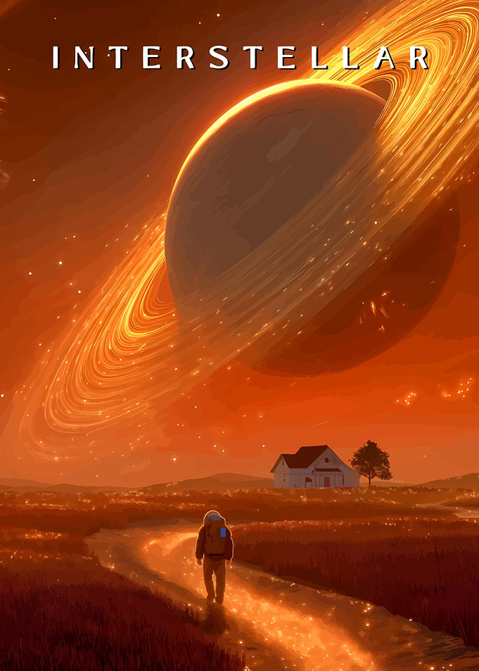 Interstellar Movie Poster Art
