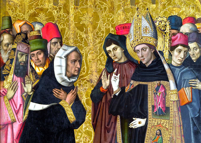 Saint Augustine Disputing with the Heretics Painting