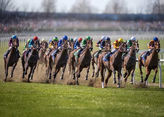 Horse Race in Action