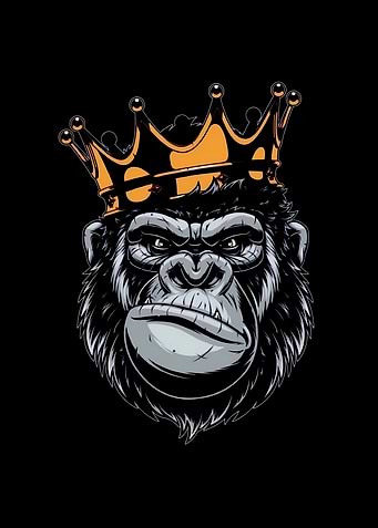 King Gorilla Illustration