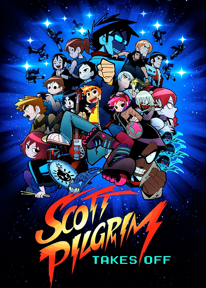 Scott Pilgrim Takes Off Poster