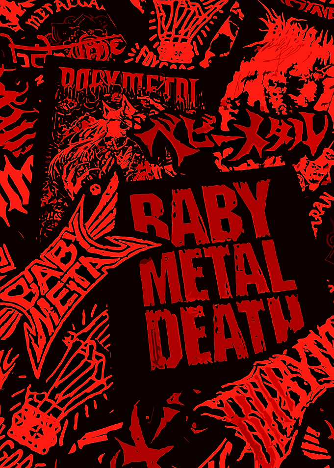 Baby Metal Death Red and Black