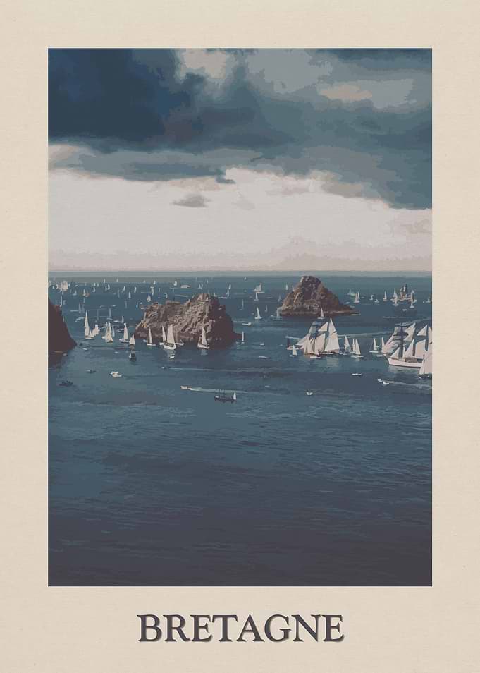Bretagne Sailing Regatta Poster