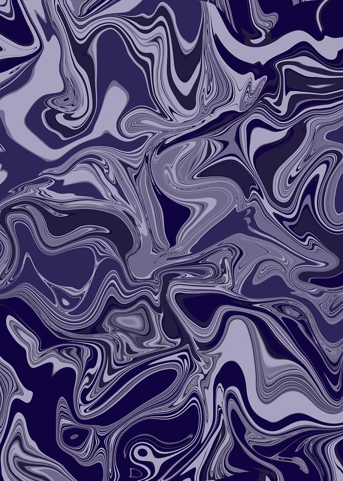 Violet Whispers - Abstract Artwork in Flowing Grays and Purples